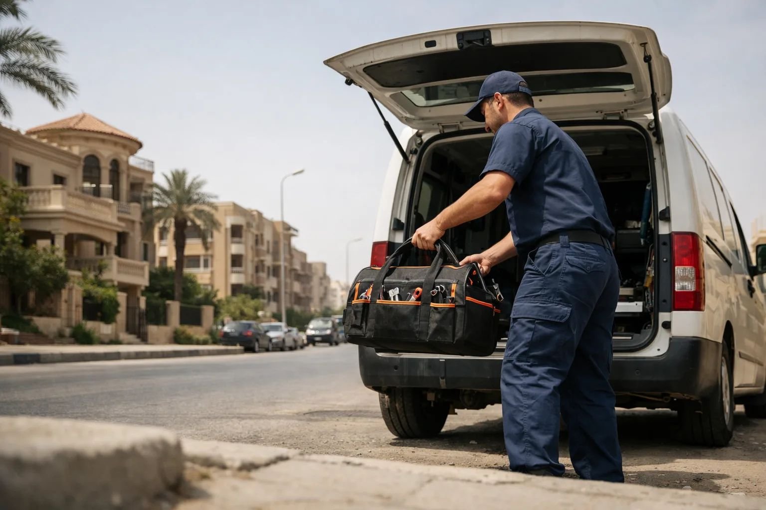 سيارة خدمة كايرو فيكس في السادس من أكتوبر